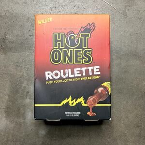 Wilder Hot Ones Roulette - Hot Sauce Included - A Push Your Luck Party Game
